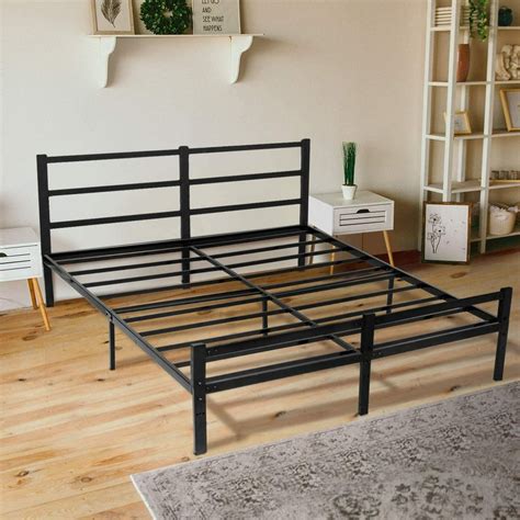 box-spring metal bed frame queen|inexpensive queen box springs.